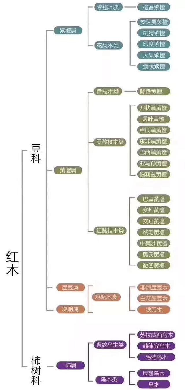 新國標紅木分類