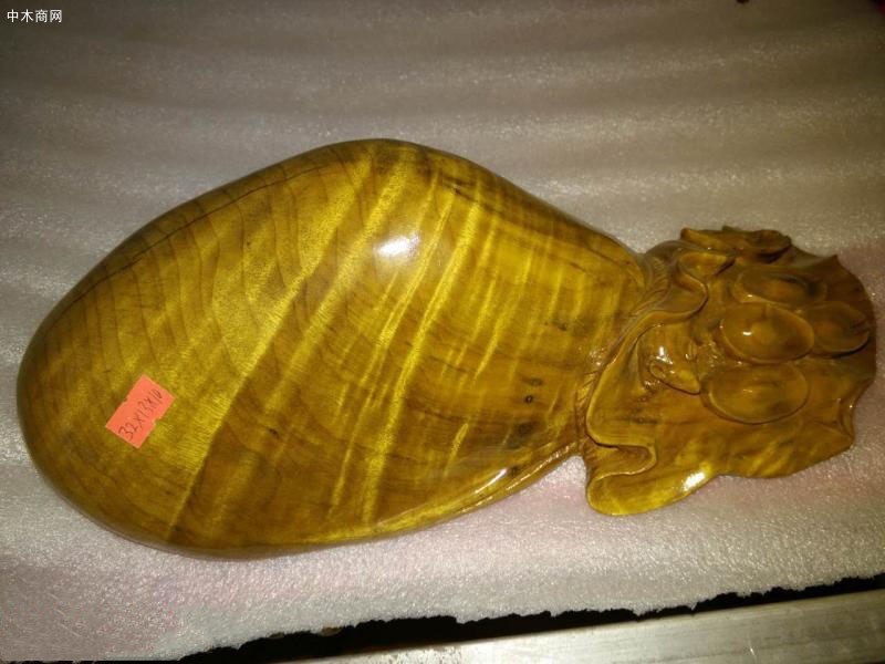 金絲楠木布袋擺件工藝品