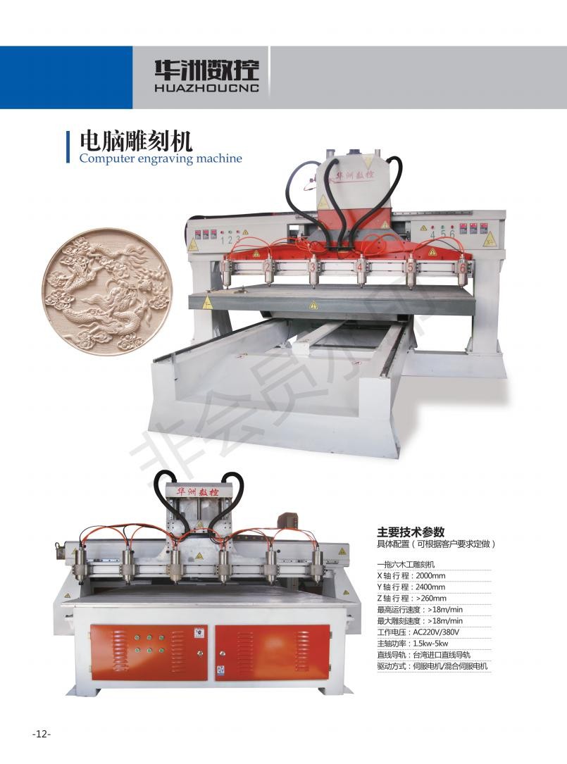 華洲數控電腦雕刻機